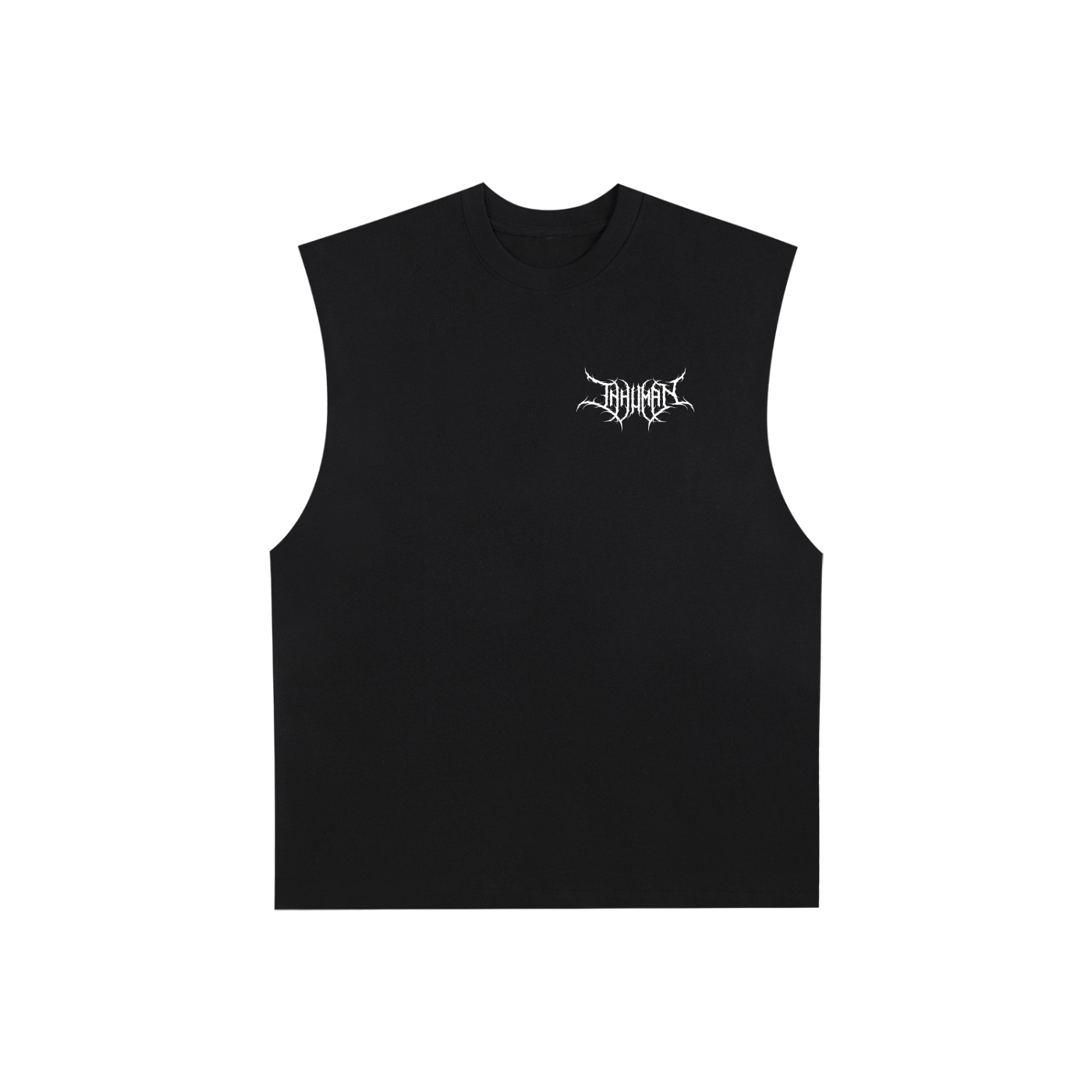 BOXY INHUMAN CUTOFF TEE