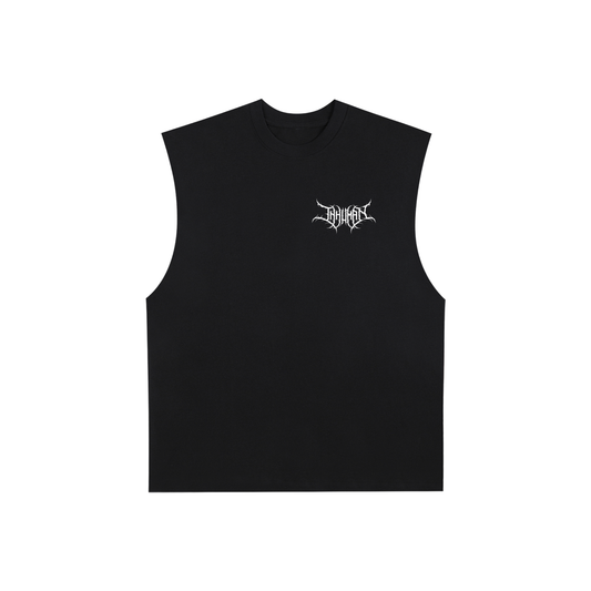 BOXY INHUMAN CUTOFF TEE