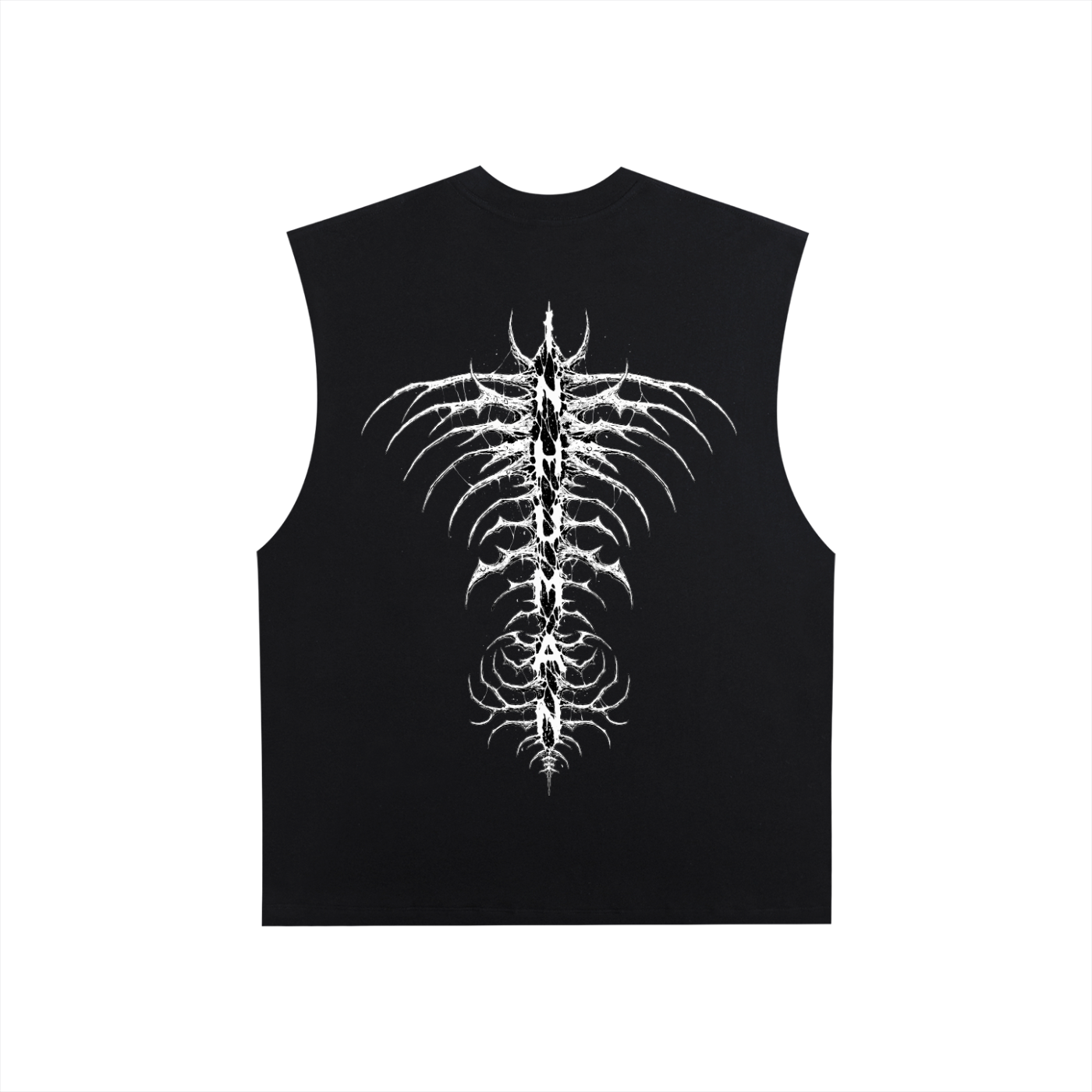 BOXY INHUMAN CUTOFF TEE